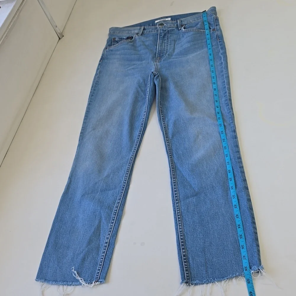 GRLFRND Reed High Rise Slim Crop Jeans Holding
